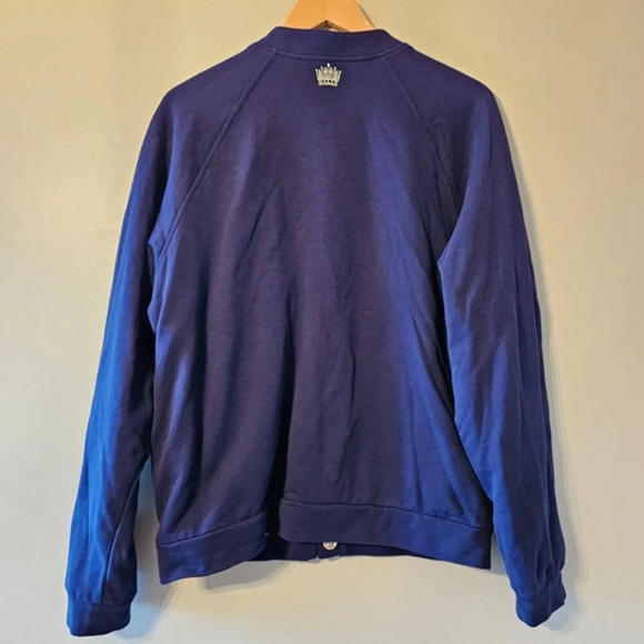 Royalty By Maluma Men's Reversible Multicolor Kaleidoscope Bomber Jacket Medium. - Picture 13 of 14